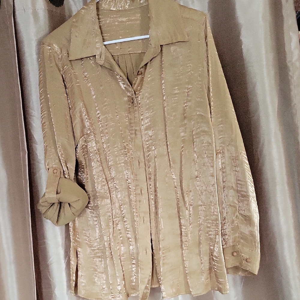 Elegant Tan Women's Top